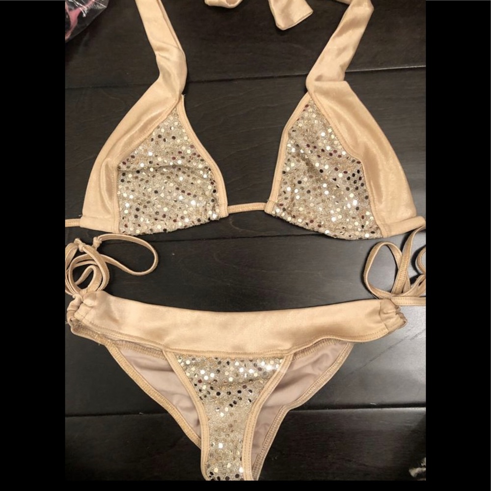 Custom made scrunch butt bikini